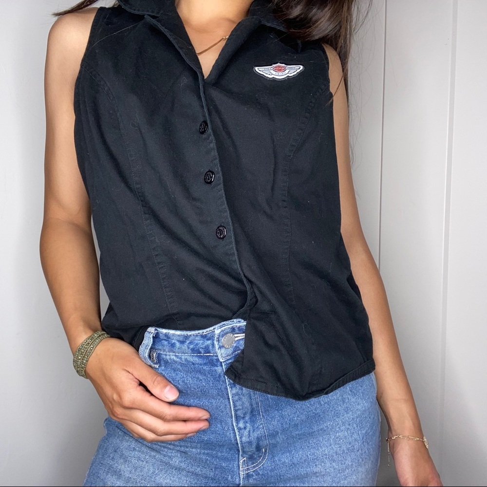 SOLD Harley Davidson 100 years button up sz xl